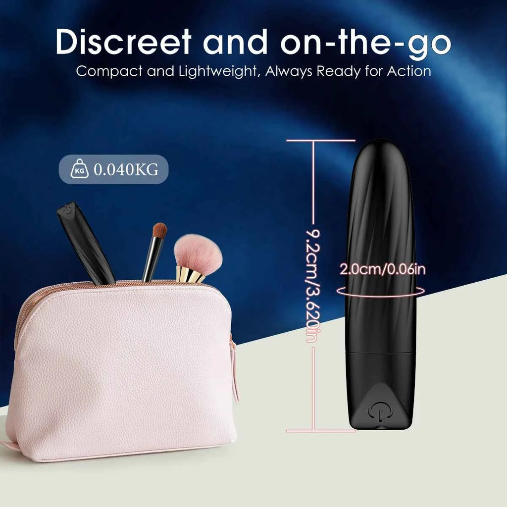 Blissful Touch Waterproof Silicone Bullet Vibrator - Powerful Clit & G-Spot Stimulation for Ultimate Pleasure