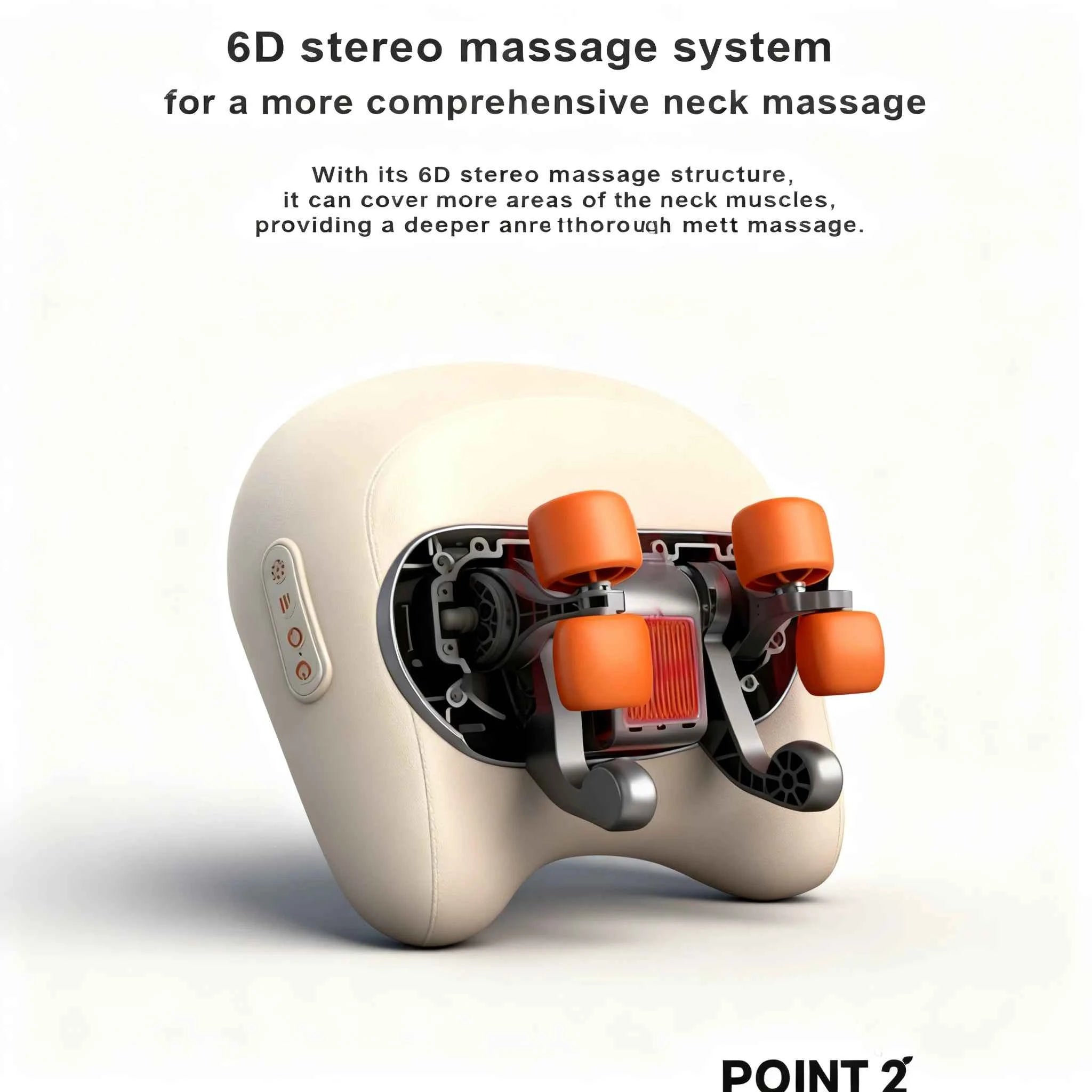 SPA Portable Wireless Neck & Shoulder Massager – Super Strong, Warm & Cozy Pillow for Ultimate Relaxation