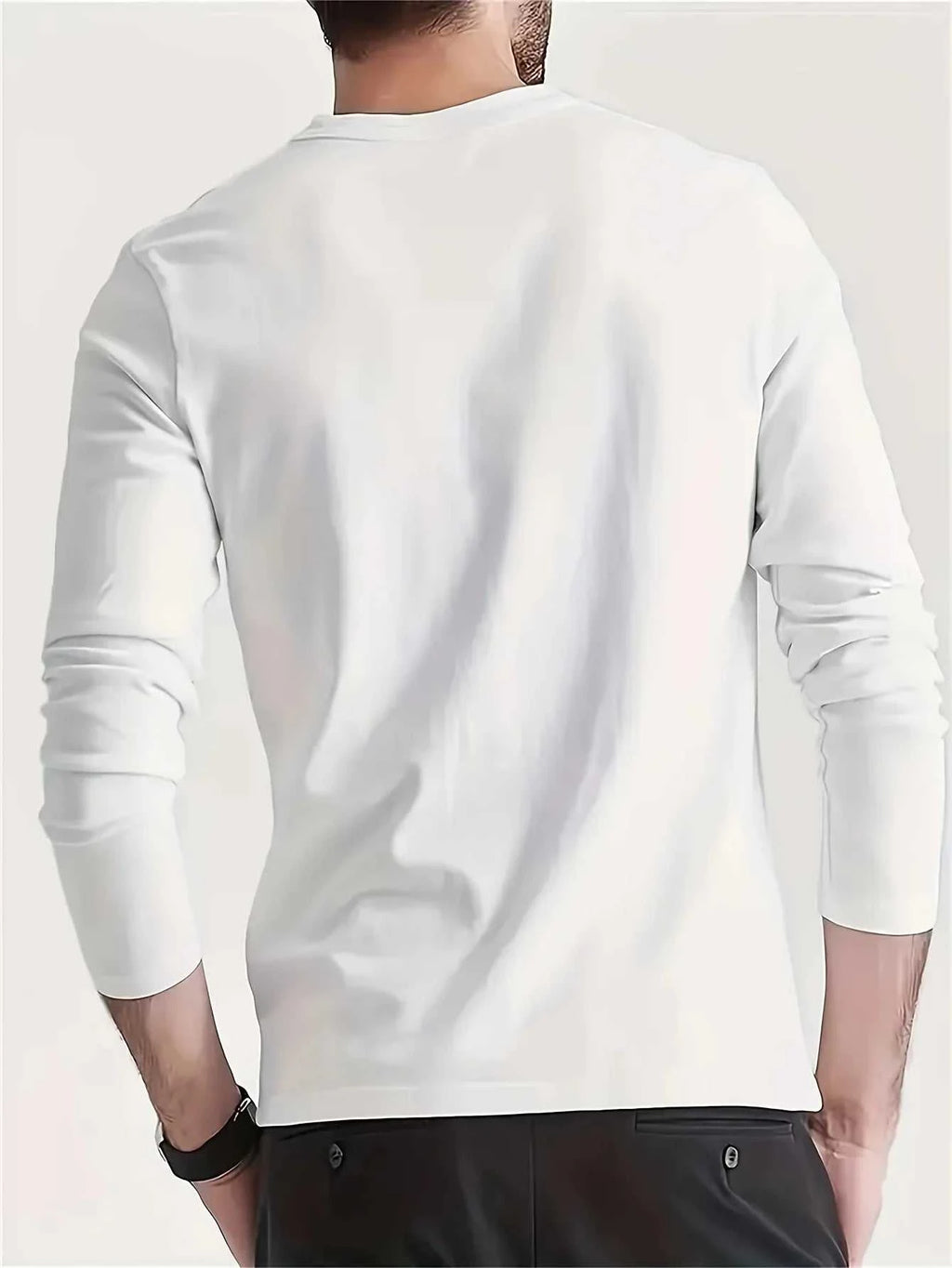Men's 100% pure cotton loose and comfortable casual sports bear pattern printed round neck long sleeved T-shirt top The jack market .AU The jack market .AU Men Fashion $ 35 14:29#CX177-bai;5:100014065