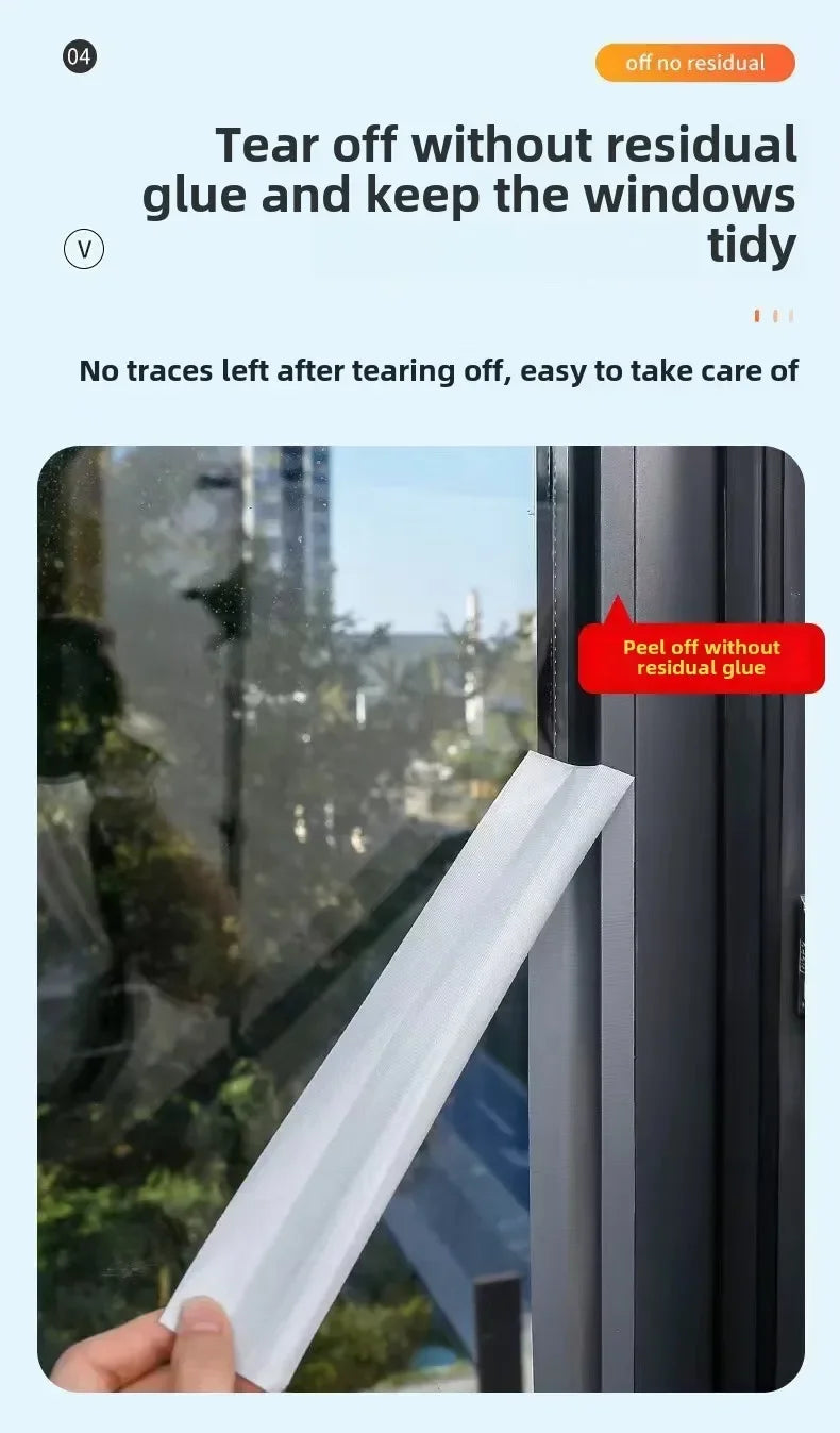 10m Thick Industrial Tape (Silver-Gray) - Single-Sided, Waterproof/Windproof, Wear-Resistant for Repair & Bundle Tasks