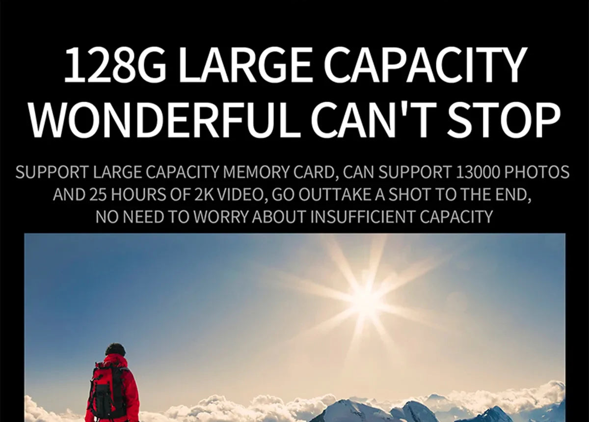 Action Camera 4K60FPS WiFi Anti-shake Action Camera With Remote Control Screen Waterproof Sport Camera drive recorder