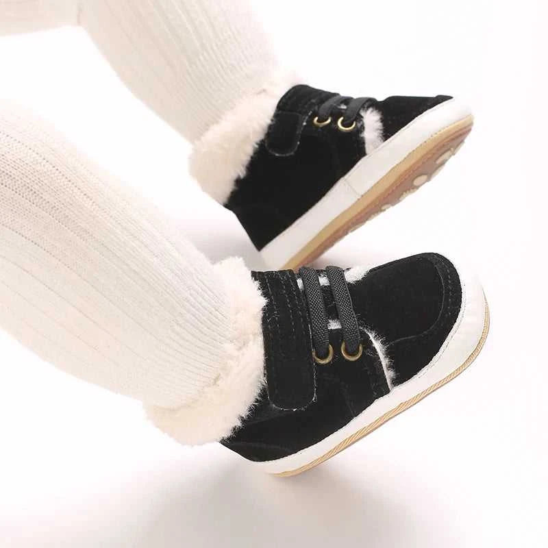 HAIZHIW Winter Baby Boy Girl High Tops Sneakers Rubber Anti-Slip Sole Fleece for Warmth Infant Newborn First Walking Crib Shoes The jack market .AU The jack market .AU Mum & Kids: Essential Products for Every Family $ 27 14:771#H-66BLACK;200000264:201336171