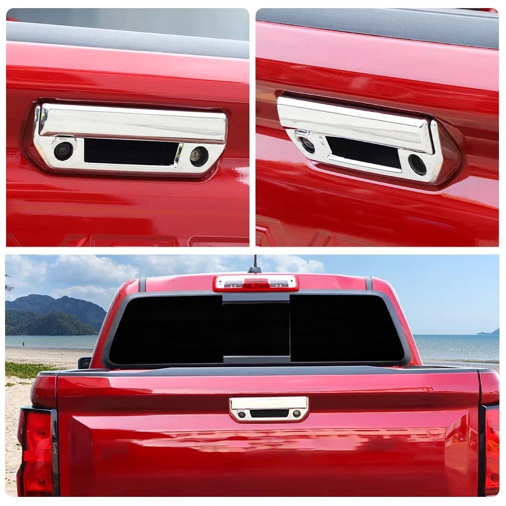 For Chevrolet Colorado GMC Canyon 2023 2024 2025 Car Tailgate Rear Trunk Door Handle Trim Cover Decoration Accessories Auto Part