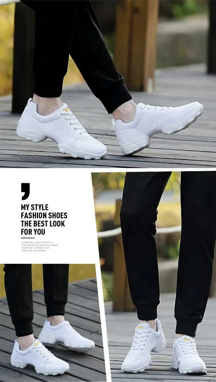 Men's Mesh Dance Shoes Male Soft Sole Yoga Shoes Man 2024 New Sports Sneakers Breathable Weaved Sports Shoes Jazz Modern Dance The jack market .AU The jack market .AU Step Up Your Style: Trendy Shoes for Every Occasion! $ 88 14:350852#White;200000124:100010487
