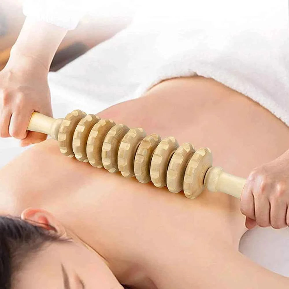 Wooden Wonders 4-in-1 Therapy Massage Kit – Anti-Cellulite & Muscle Pain Relief for Body Shaping