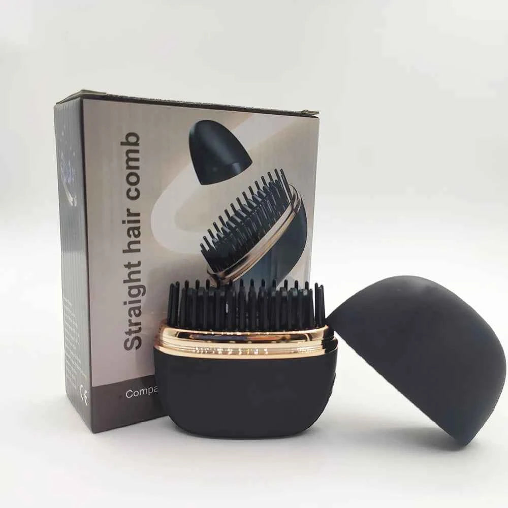 New Wireless Straightening Comb Portable USB Charging Hair Straightener Brush Heating Plates Comb for Smooth Styling Hair Styler