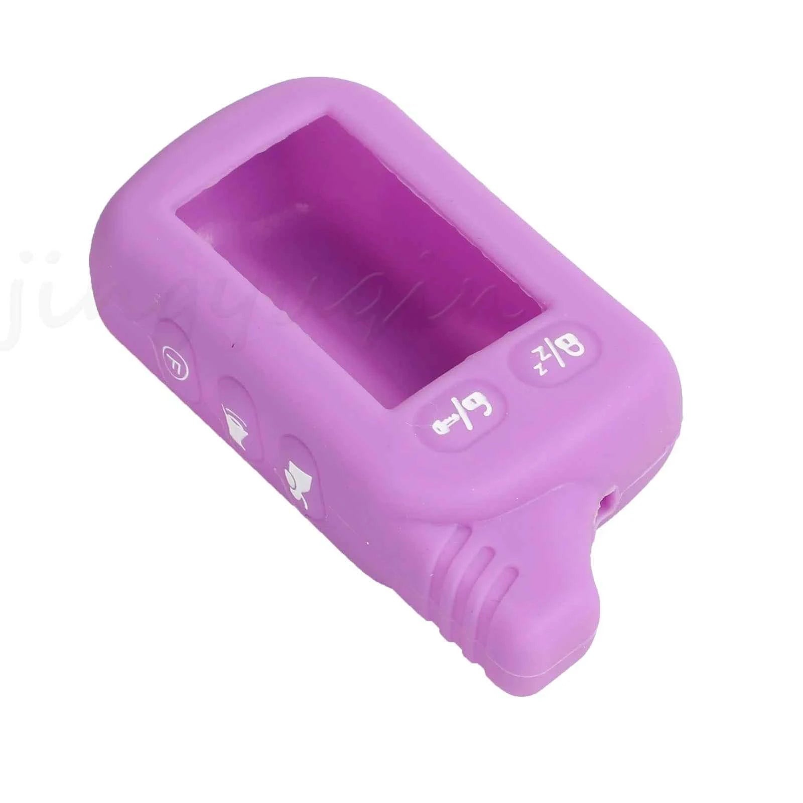 jingyuqin Silicone Key Case For Tomahawk TZ9030 TZ9020 TZ9031 TZ7010 Scher-khan Two Way Car LCD Alarm Remote Keychain Cover