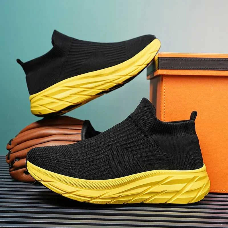 MAEDEF Men's Running Shoes Lightweight Breathable Mesh Elastic Comfortable Durable Fashion Casual Hot Selling Sports Sneakers The jack market .AU The jack market .AU Step Up Your Style: Trendy Shoes for Every Occasion! $ 78 14:173#All Black;200000124:3116