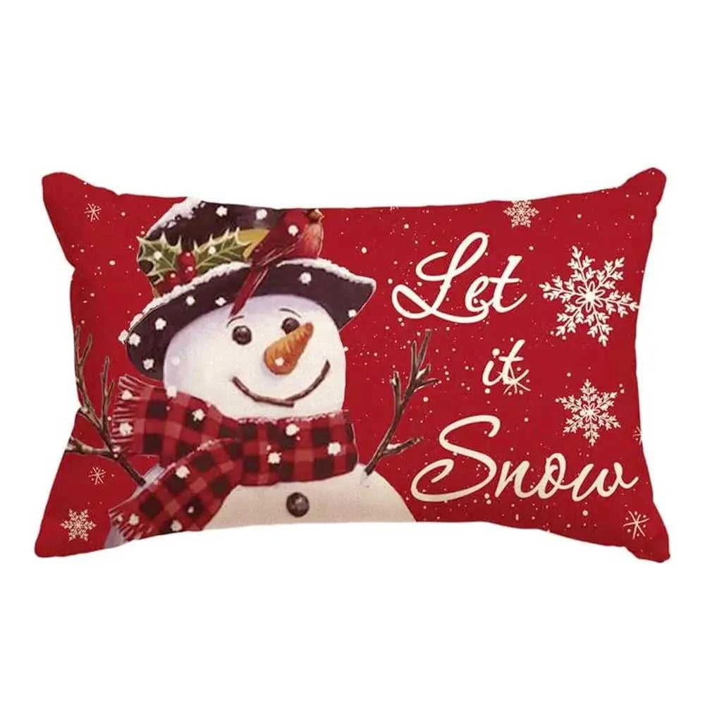 Xmas Tree Pillow Cover 30x50cm Linen Throw Pillowcase Merry Christmas Decorative Snowmen Letter Decor Pillowcase Cushion Cover The jack market .AU The jack market .AU Home $ 22 14:193#merry christmas 1