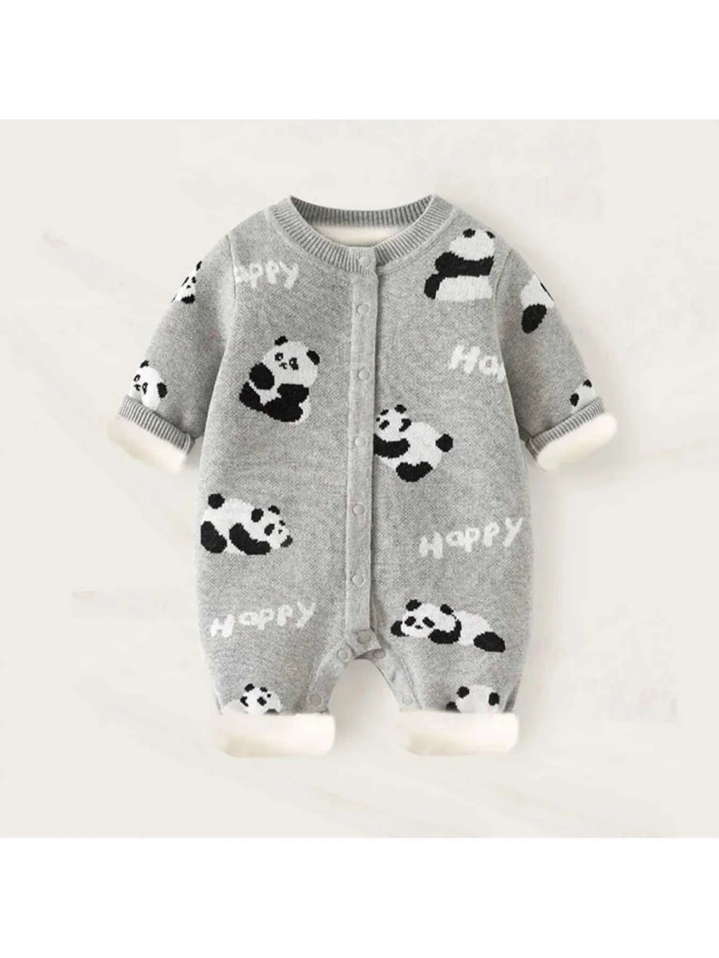 Baby Clothes, Knitted Jumpsuits, Autumn and Winter Crawling Clothes, Newborn Sweaters, Baby Thickened Sweaters The jack market .AU The jack market .AU Mum & Kids: Essential Products for Every Family $ 37 14:691#KF805-Gray;200000463:200000985#1-2Y