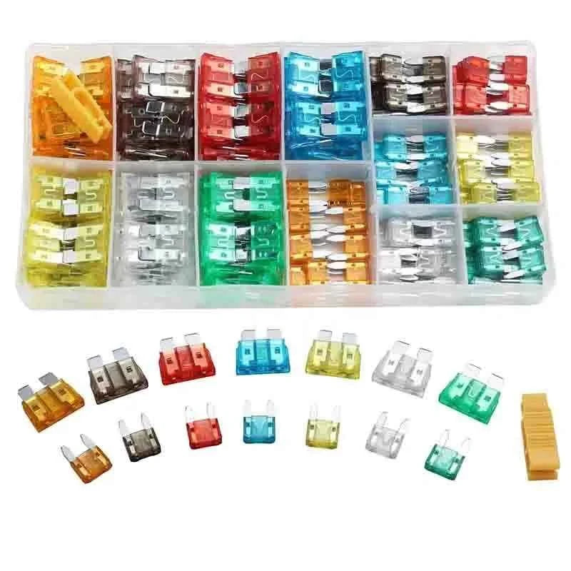 100pcs Standard Car Fuses 2A 3A 5A 7.5A 10A 15A 20A 25A 30A 35A Free Matching Choice Car Fuses Blade Fuses for RV/Truck/SUV