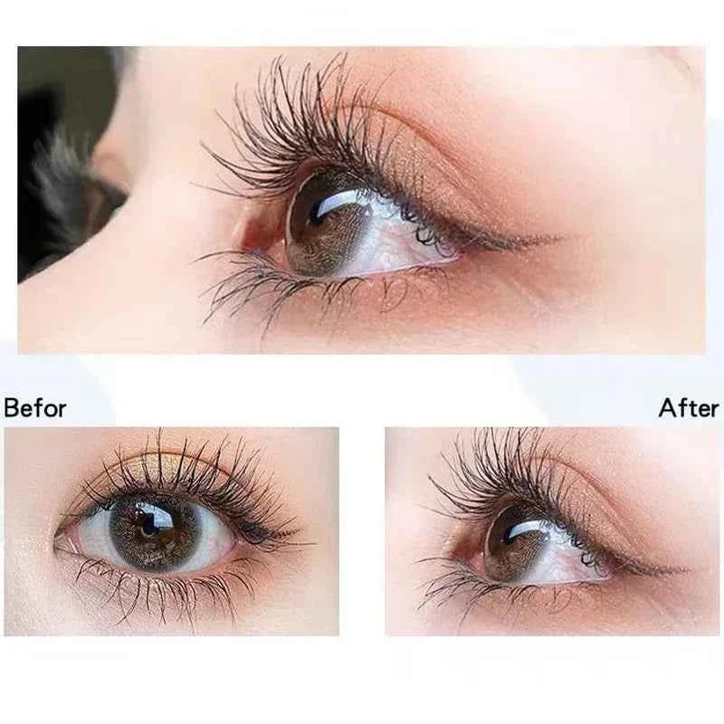 Ultra-fine Mascara Curl Thick Lengthening Eyelash Mascara Waterproof Non-smudge Brown Natural Curling Fine Brush Mascara Makeup