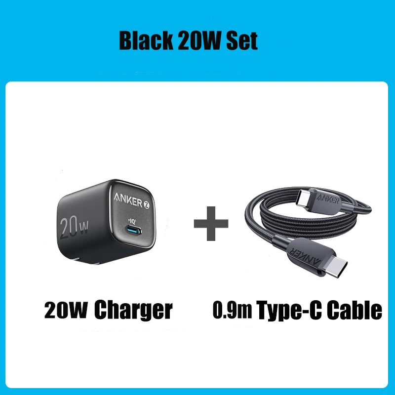 Anker Zolo GaN 30W USB-C Fast Charger – Foldable, PIQ 3.0 & PPS for iPhone 16 Pro Max, Galaxy, iPad