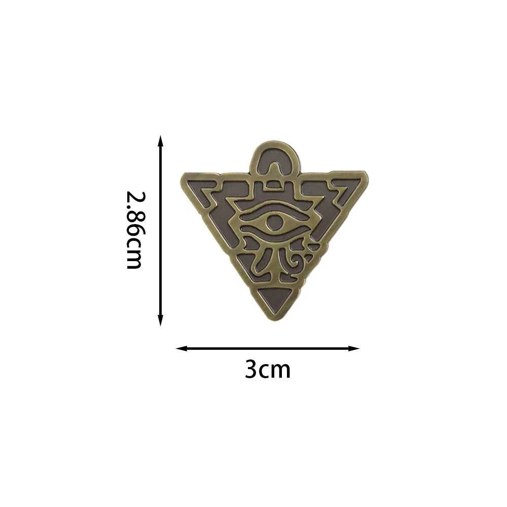 Millennium Puzzle Brooch Yu-Gi-Oh! Metal Badge Pyramid Puzzle Lapel Pin Millennium Artifact Accessories Collector'S Gift The jack market .AU The jack market .AU Jewellery & Chains $ 47 <none>