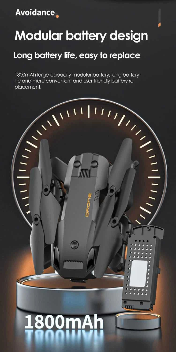 Drone 8K Professional Drones 4K HD Aerial Photography Obstacle Avoidance Quadcopter Helicopter RC Distance 3000M The jack market .AU The jack market .AU Drones $ 84 14:350852#Black Avoid Dual 8K