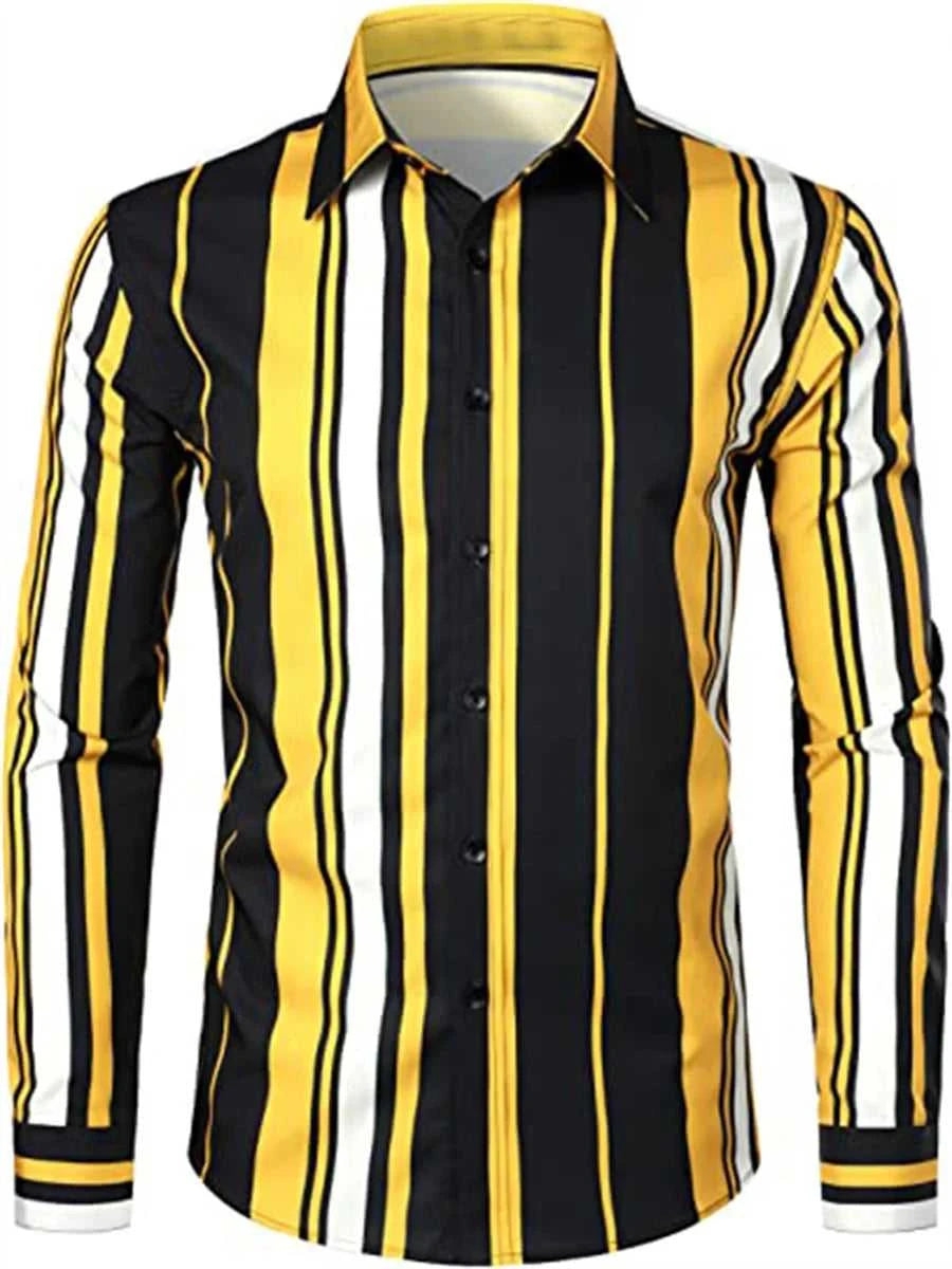 Fashionable Men's Shirt Splash Ink Stripe Designer Design Casual Outdoor Lapel Luxury Party Tops Soft Comfortable New Style The jack market .AU The jack market .AU Men Fashion $ 45 14:350850#AE335;5:200000991