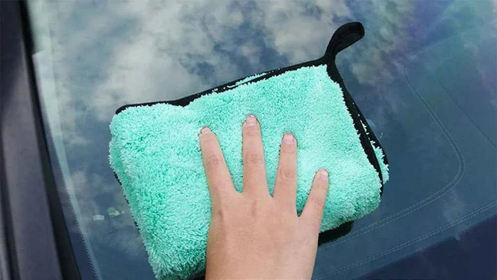 Portable 1200GSM Super Soft Premium Microfiber Drying Cltoth Ultra Absorbancy Aqua Deluxe Car Wash Towel 40x40cm