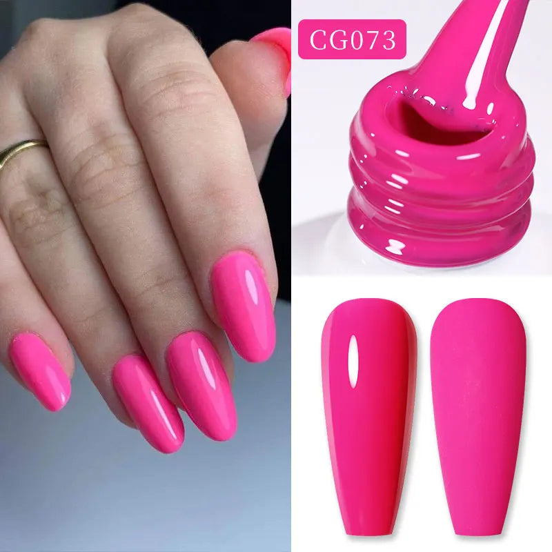 BORN PRETTY Neon Red Gel Nail Polish Yellow Green Summer Color Semi Permanent Varnish 10ml Soak Off UV LED Nail Art Manicure