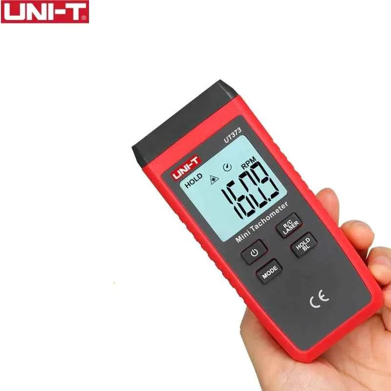 UNI-T Mini Digital Laser Tachometer - Non-Contact RPM Measurement up to 99,999 RPM with Backlight