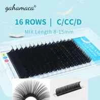 ANNAFRIS Premium Mink Eyelash Extensions - 5 Cases, 16 Rows, C/DD Curl for Stunning, Natural Volume