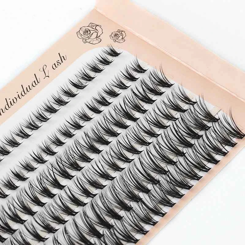 Fluffy 3D Eyelash Extensions - 10/20/30D Individual Soft & Dramatic Lashes for Effortless Makeup Looks