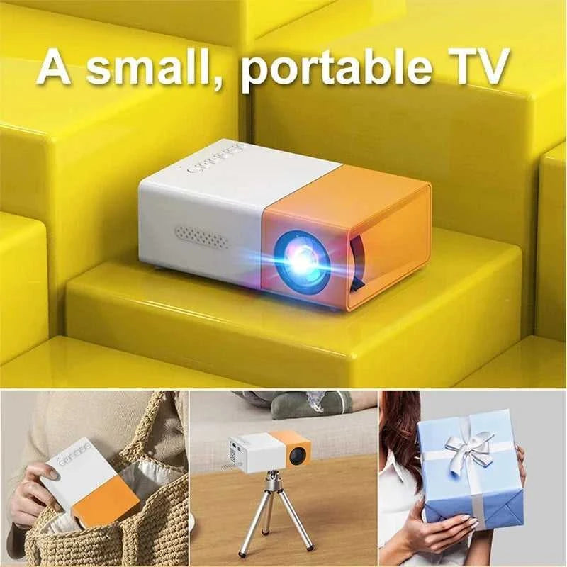 Mini Portable YG300 LED Outdoor Mini HD 1080P Mobile Projector Children's Projector Ultra-clear Mini Portable Projector The jack market .AU The jack market .AU Accessories Electronics $ 80 14:201441170#Yellow US YG300