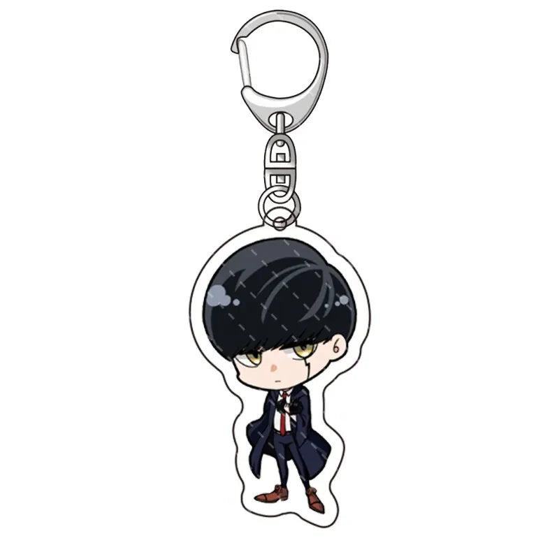 Anime Mashle Acrylic Keychains Double Side Acrylic Figure Key Ring Creative Pendant Xmas Halloween Fans Gift