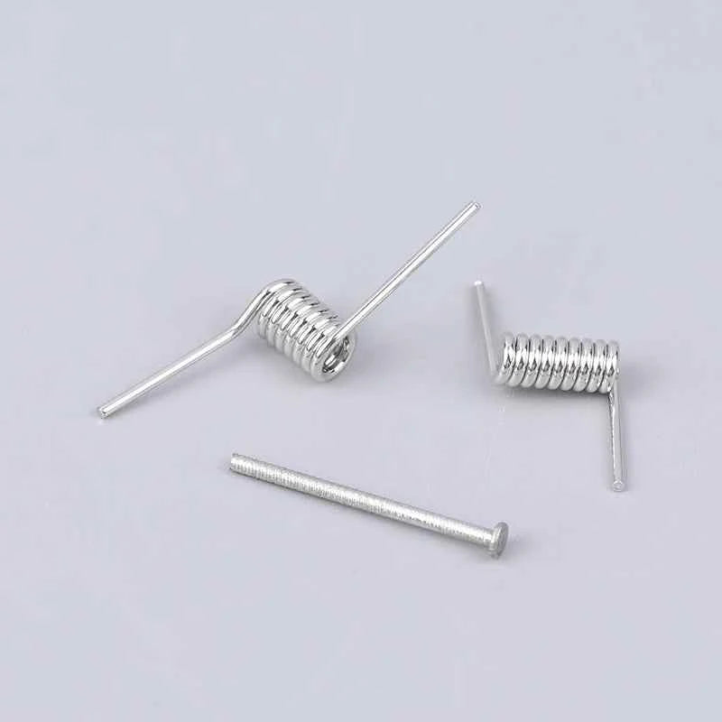 4PCS Steel Torsion Spring Large Hair Jaw Clips Special Accessories Special Torsion Spring V-spring For Hairpin Springs Clip