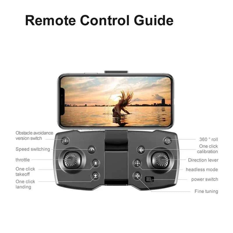 2026 Original New V88 Drone 8k 5G Professional HD Dual Camera Aerial Photography 15000m Remote Control Aircraft Quadcopter Toy The jack market .AU The jack market .AU Drones $ 78 14:193#White