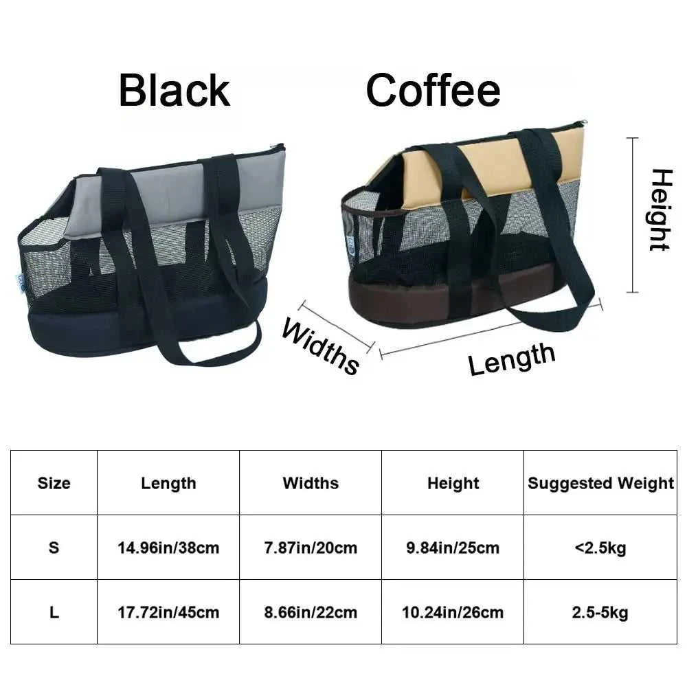 Practical Oxford Cloth Pet Carrier Black Foldable Pet Bag Breathable Lightweight Pet Backpack Hiking Trip The jack market .AU The jack market .AU Home $ 44 14:193#Coffee;5:100014064#L