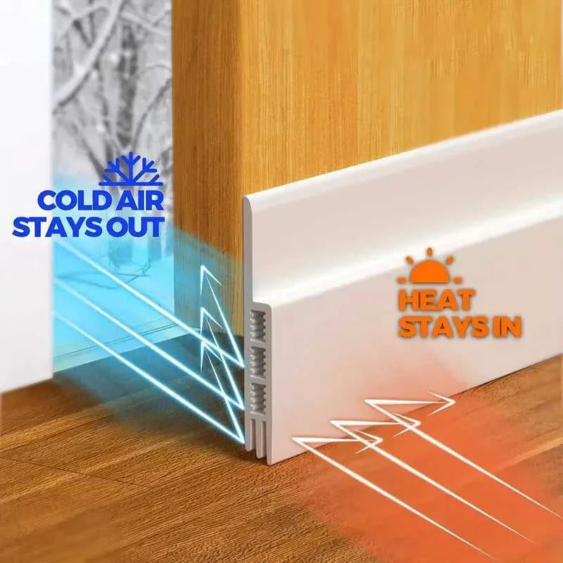 Silicone Door Draft Stopper, Under Door Draft Blocker, Insulator Door Sweep Weather Stripping, Noise Stopper, Strong Adhesive The jack market .AU The jack market .AU Home $ 53 14:193#black