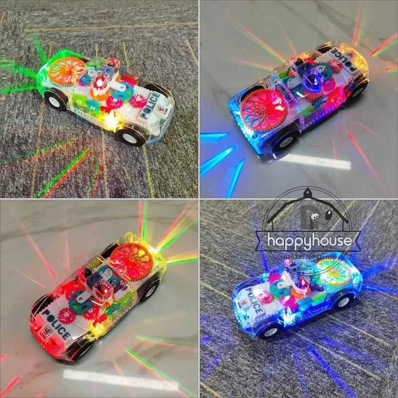Baby toys Toddler Police Car Electric Vehicle Toy Auto Driving Transparent Gears Music Lights Cars Toys for Kids Boys The jack market .AU The jack market .AU Little Wonders $ 57 14:691#V Police car box