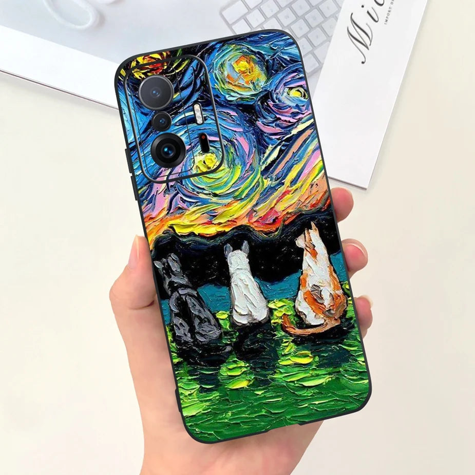Xiaomi 11T Pro Case - Cute Cartoon Design, Soft Silicone Protection for Xiaomi Mi 11T Pro & 11TPro
