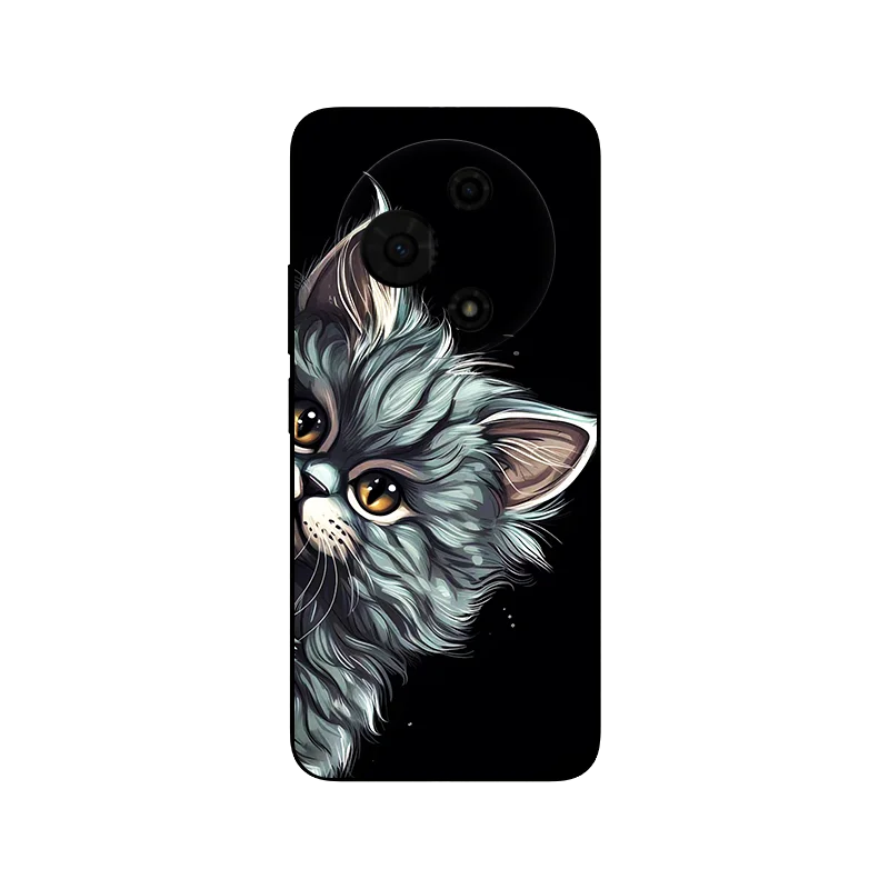 For TCL 605 T517D Case Soft Silicone Cute Cat Phone Case for Cover TCL 605 4G 2025 Coque TCL605 Fundas