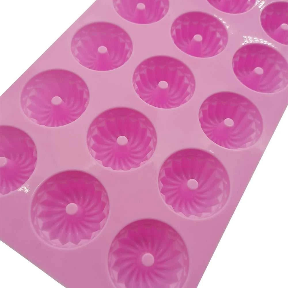 15 Hole Windmill Flower Shape Silicone Chocolate Mold DIY Ice Tray Multi-function Kitchen Baking Tools French Dessert Cake Mold The jack market .AU The jack market .AU Home $ 25 14:200004889#DGMJ040-5