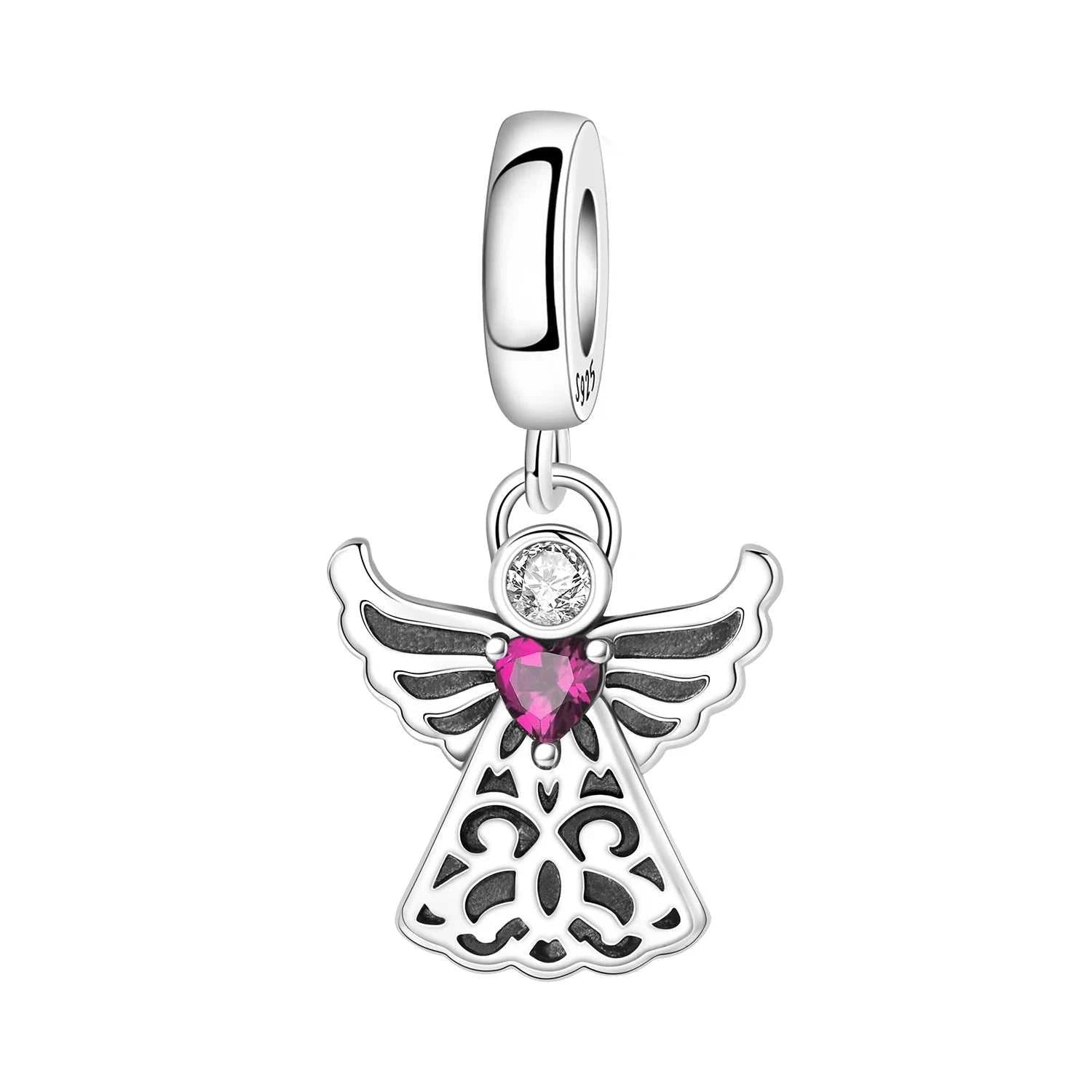S925 Sterling Silver Charm Bead Angel Prayer Travel Memorial Pendant Fine Birthday Gift Fit Bangle Bracelet Necklace DIY Jewelry The jack market .AU The jack market .AU Jewellery & Chains $ 49 14:200004890#OTC1204