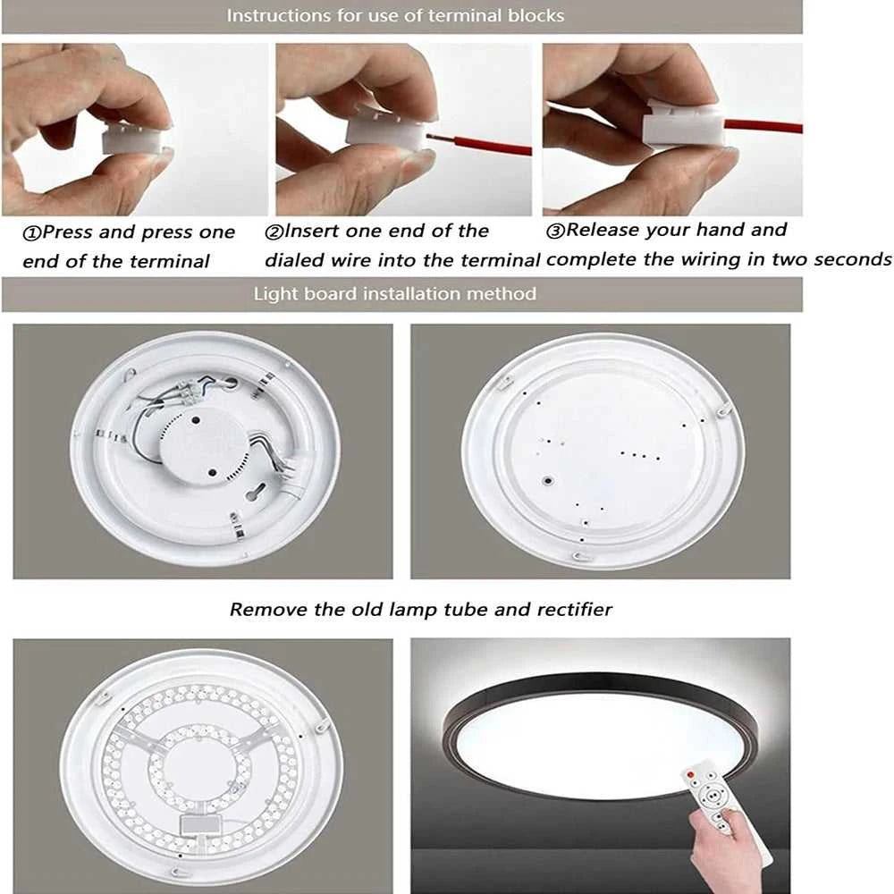 Led Panel Ceiling Light 48W 96W 120W Panel Led Round Replacement Module AC220V-240V Stepless Dimmable Led Module The jack market .AU The jack market .AU Home $ 61 136:1052#96W Dimmable color;200007763:201336100