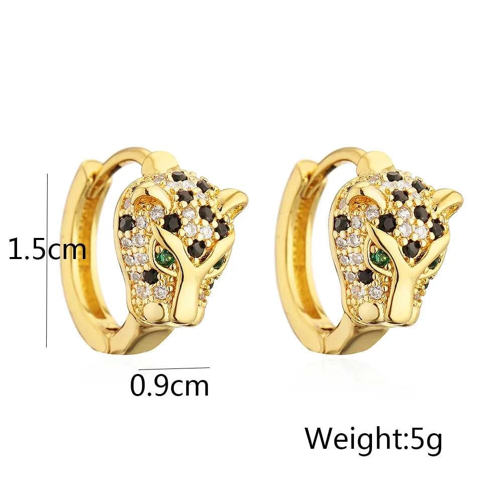 Mafisar New Arrival Classic Gold Plated Delicate Zircon Animal Leopard Earrings High Quality Hip-Hop Style Women Jewelry Gifts The jack market .AU The jack market .AU Jewellery & Chains $ 49 200001034:361180#43301
