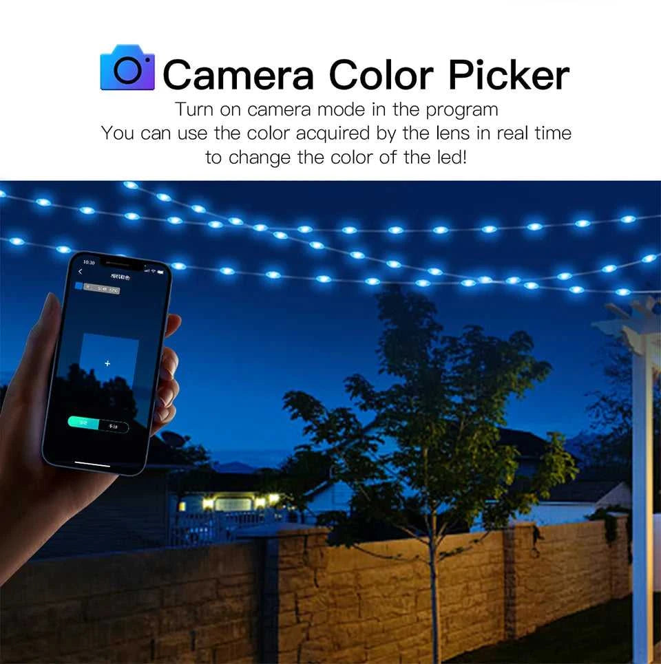 10M/20M Programmable USB 5V LED Light Neon Strip Smart Bluetooth Addressable WS2812 RGBIC Fairy String Light For Christmas Decor The jack market .AU The jack market .AU Home $ 51 136:200002572#5M-50LEDS