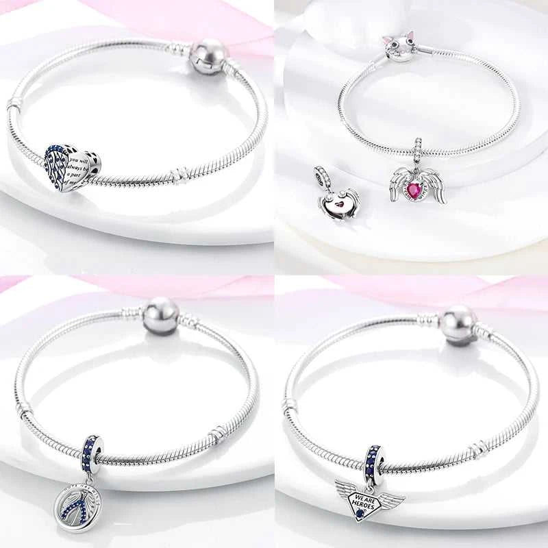 925 sterling silver owl flamingo woodpecker feather charms fit original bracelet charm bead necklace Diy female jewelry The jack market .AU The jack market .AU Jewellery & Chains $ 50 200000226:202006807#SMC6222