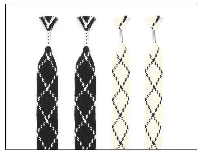 New Flat Shoelaces 2.5CM Wide Metal Head Shoelace Black Beige Sneakers Laces Shoes Accessories 120CM/140CM 1Pair Strings The jack market .AU The jack market .AU Step Up Your Style: Trendy Shoes for Every Occasion! $ 47 14:193#Black;380:200006543