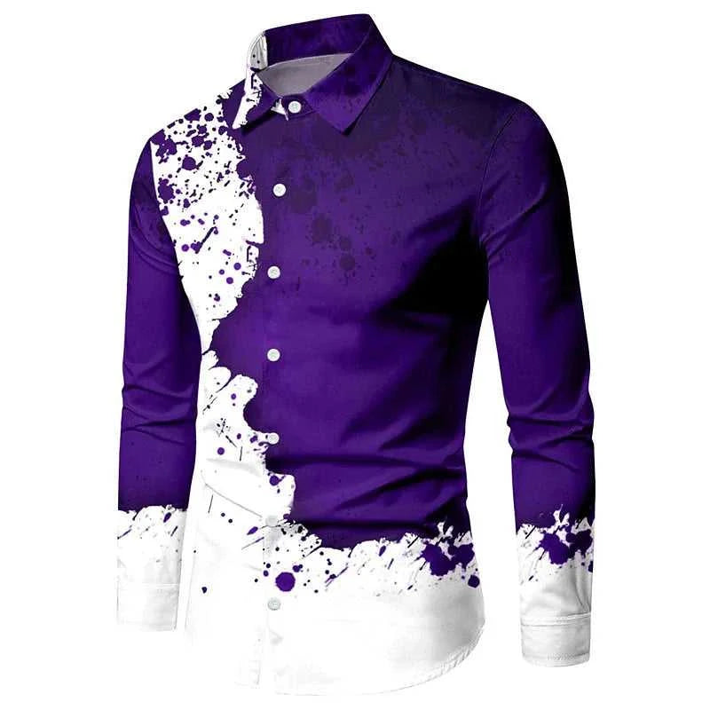 Fashionable Men's Shirt Splash Ink Stripe Designer Design Casual Outdoor Lapel Luxury Party Tops Soft Comfortable New Style The jack market .AU The jack market .AU Men Fashion $ 45 14:350850#AE335;5:200000991