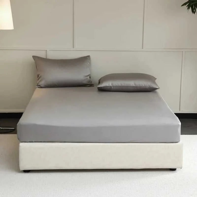 Natural Mulberry Silk Fitted Sheet Pure Silk Mattress Cover for Single Double King Queen Size Bedding High End Luxury Bed Cover The jack market .AU The jack market .AU Home $ 72 14:200002984#Latte Brown;5:200013267#90x200x30cm