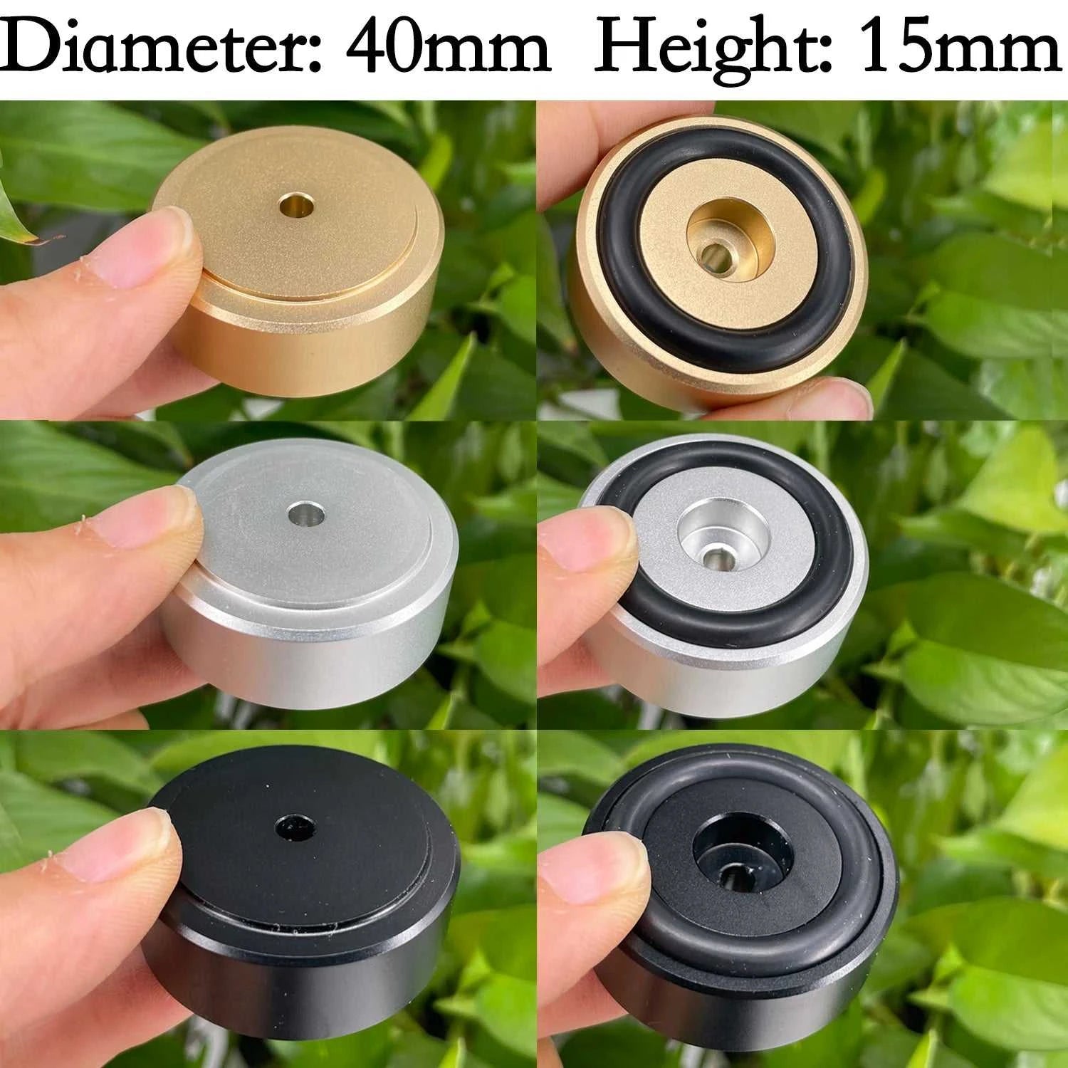 4PCS Audio Speaker Isolation Feet Pad 30*10mm 40*10mm 49*15mm Aluminum Amplifier Feet CD DAC Speakers Shock Absorption Feet Pad The jack market .AU The jack market .AU Accessories Electronics $ 62 14:193#40x10mm 4pcs;200000828:201589809#Black