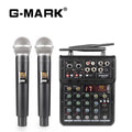 Audio Sound Mixer with Microphone G-MARK Studio 6 Bluetooth Portable DJ Console+48V USB Interface Mixing Boards For Live The jack market .AU The jack market .AU Accessories Electronics $ 115 <none>
