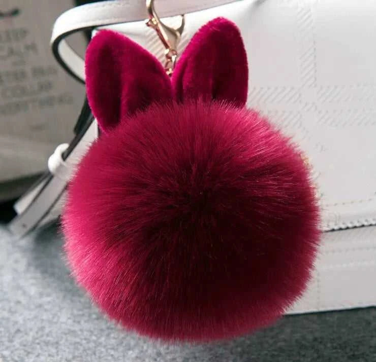 Furry Rabbit Ear Furry Ball Keychain Cute Rabbit Ear Plush Pendant Faux Fur Furry Rabbit Ear Bag Accessory Car Hanging Accessory The jack market .AU The jack market .AU Jewellery & Chains $ 47 14:1202#Brown