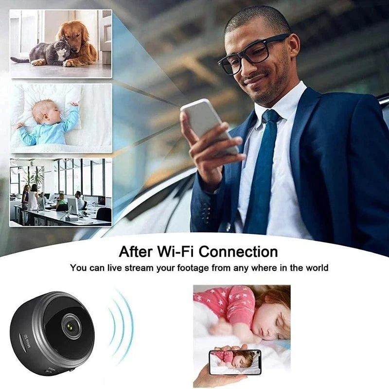 A9 WiFi Mini Camera Wireless Video Recorder Security Protection Camera Smart Home Monitoring Camera For Infants And Pets - Jack market 1988Jack Market 1988