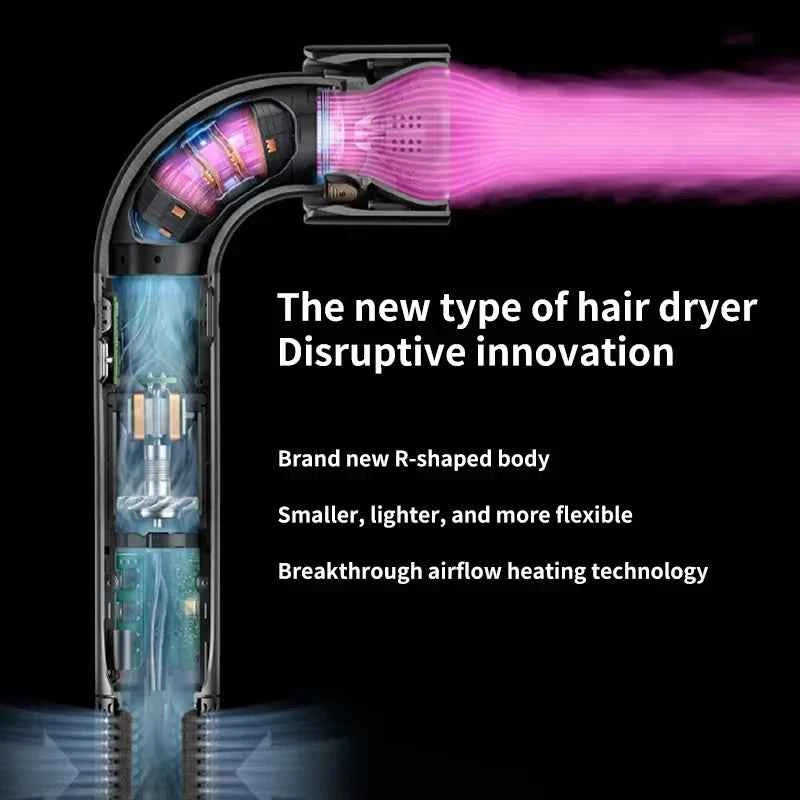 Super hair dryer Hair Salon Electric Wind Blowing Leafless Quick Dryer Negative Ion High Speed Hair Dryer Hair Styling Machine