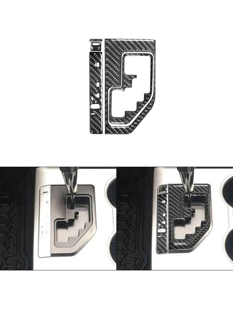 Carbon Fiber Material Black Stickers Cover Trim For Toyota Camry 2012 2013 2014 Car Interior Decorative Accessories