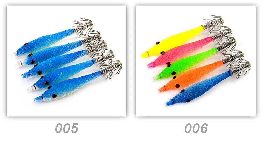 FISH KING Soft Fishing Lure Artificial Squid Hook Jigs Octopus Cuttlefish Shrimp Bait Fishing Tackle 5 Color The jack market .AU The jack market .AU Fishing Gear $ 24 14:200002984#004